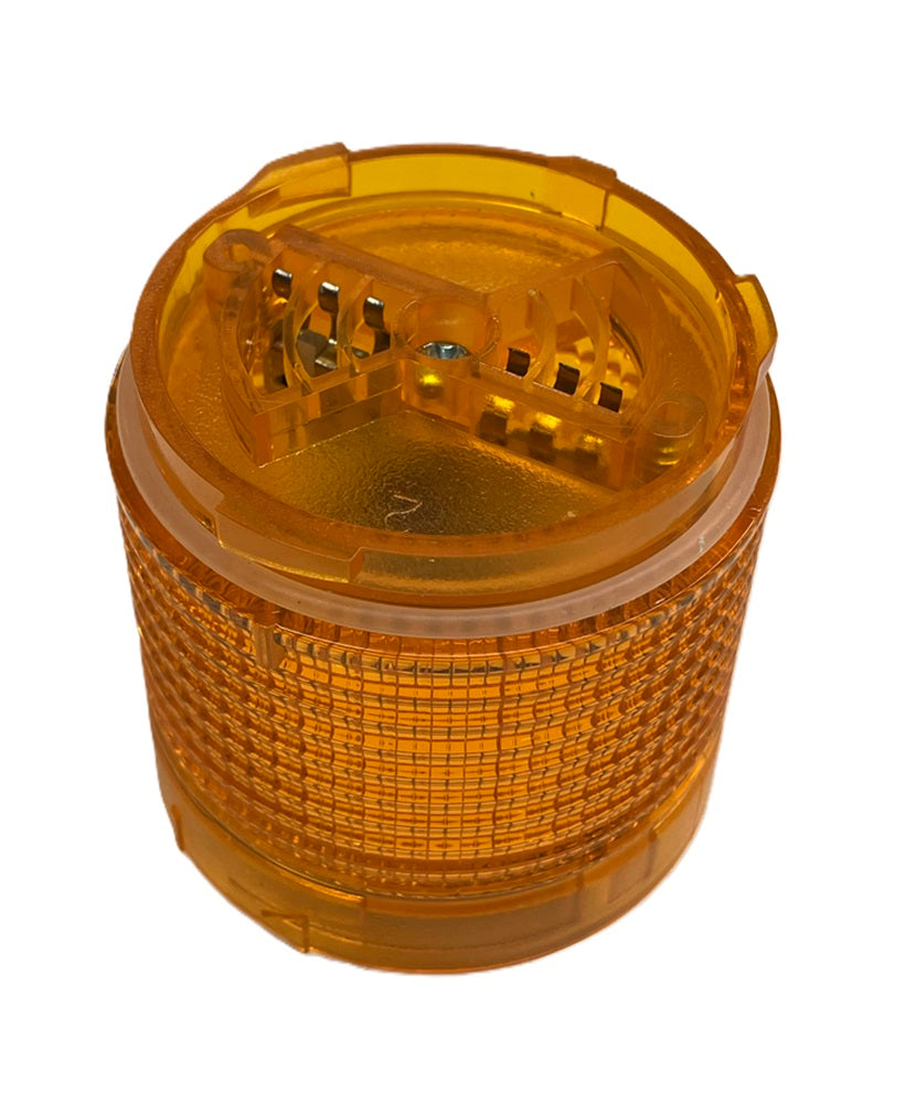 50mm ポールマウント型 LED 点灯/点滅タワーライ 橙 MODULE-QG50L-A-24