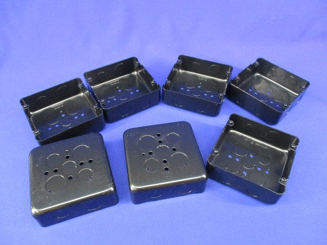 塗装大型四角アウトレットボックス(7個入) DS3844B