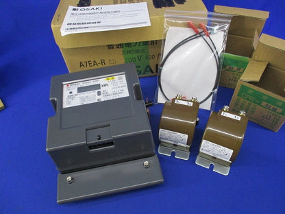 屋内耐候形 電子式電力量計200V5A 変成器付(1セット入) A7EA-RS31形+ CPR-15W