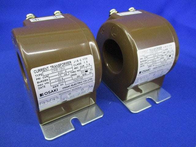 屋内耐候形 電子式電力量計200V5A 変成器付(1セット入) A7EA-RS31形+ CPR-15W