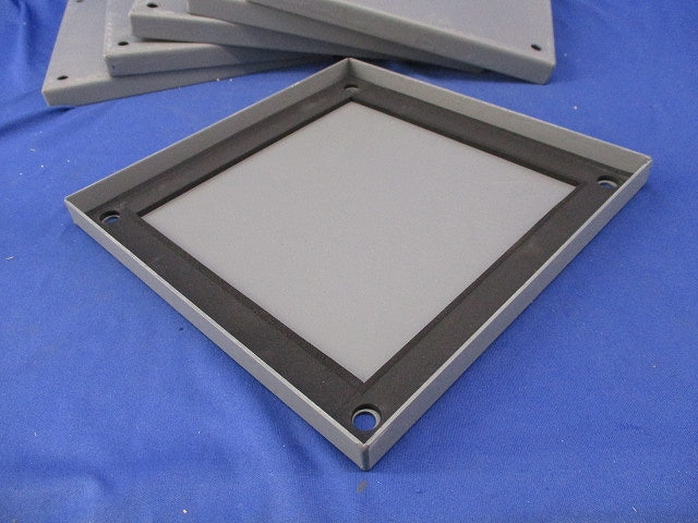 プルボックス 蓋のみ 化粧プレート(鉄)(ビス無)200×200(6枚入)(グレー) 型番不明