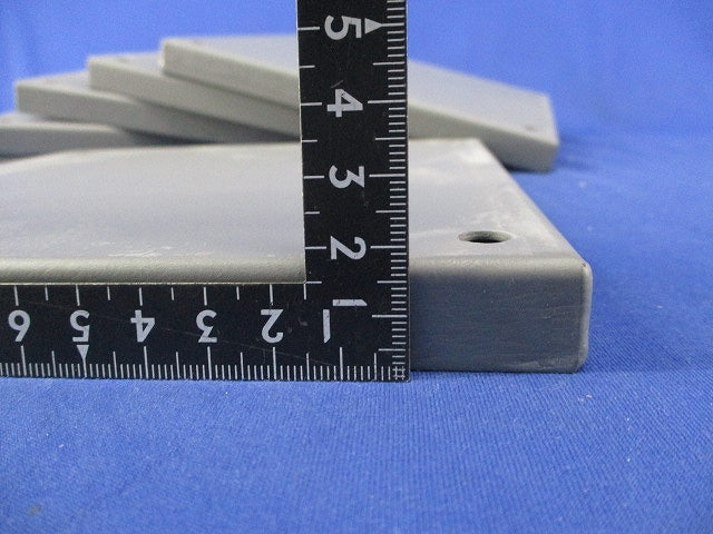 プルボックス 蓋のみ 化粧プレート(鉄)(ビス無)200×200(6枚入)(グレー) 型番不明