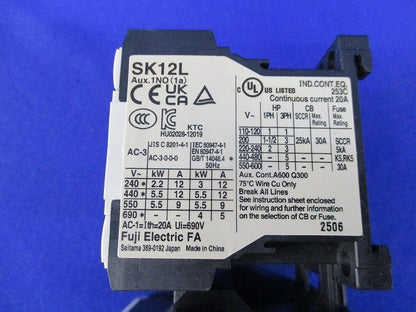 電磁開閉器DC24 SK12LW-E10K007