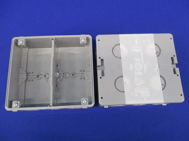 埋込スイッチボックス(塗代付)(2個入)(グレー) CSW-2N