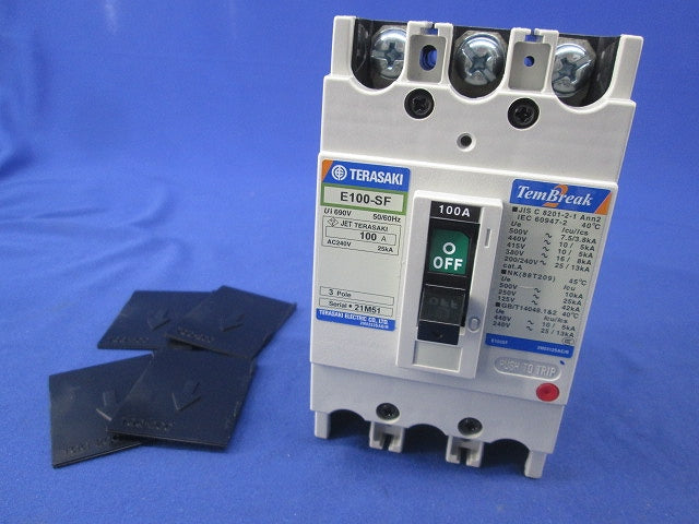 ノーヒューズ遮断器3P100A E100-SF
