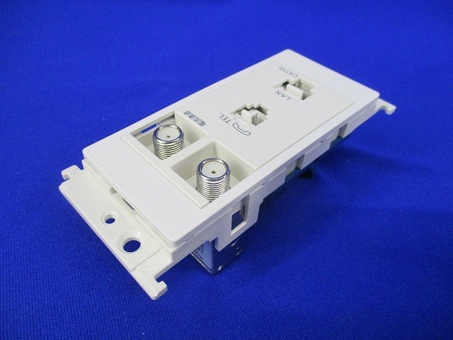 埋込マルチメディアコンセント(ホワイト) WTF1682W