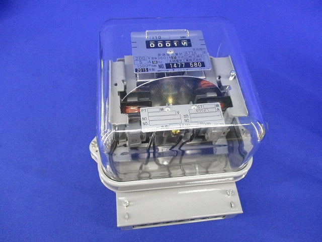 普通電力量計(変成器付)(1セット入) A73A+CPR-15W