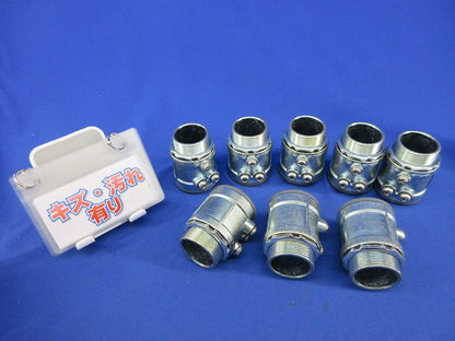 厚鋼ねじなし防水型コネクタE-39(8個入)(キズ・汚れ有) 型番不明