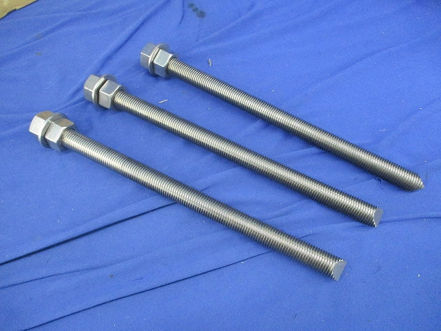 寸切りボルトVカットセットM22×長さ360?(ステンレス)(3組入) 型番不明