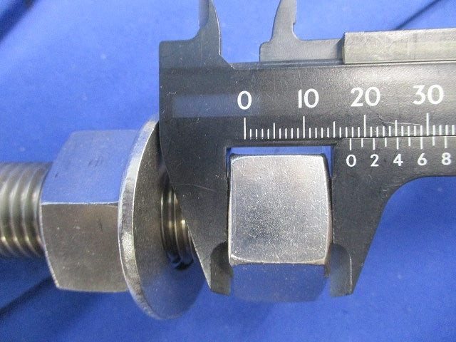 寸切りボルトVカットセットM22×長さ360?(ステンレス)(3組入) 型番不明