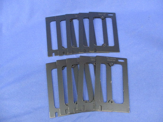 塗装スイッチボックス用カバー(10枚入)(黒)(キズ有) DS49112B