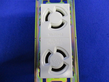 引掛埋込ダブルコンセント(3個入)(汚れ有) National WF2312