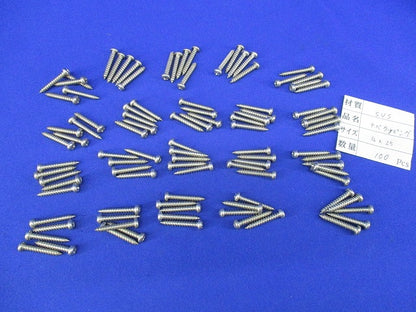 ナベタッピング4×25(ステンレス)(100本入) 型番不明