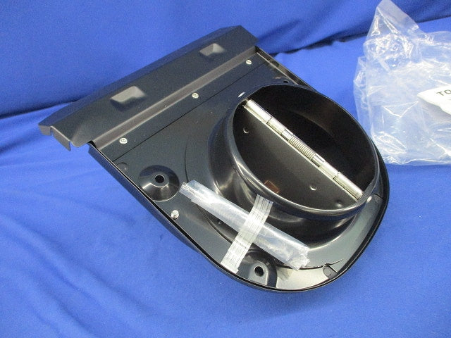 換気扇  防火ダンパー付パイプフード(ステンレス)(ブラック)(水切板ゆがみ有) DV-142CLDUY(K)