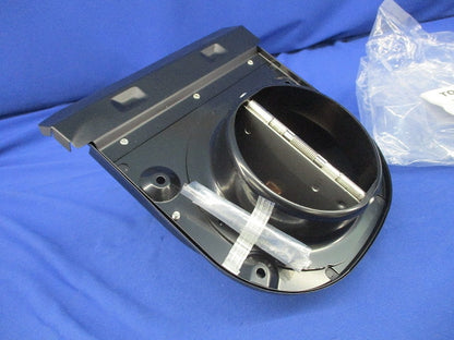 換気扇  防火ダンパー付パイプフード(ステンレス)(ブラック)(水切板ゆがみ有) DV-142CLDUY(K)