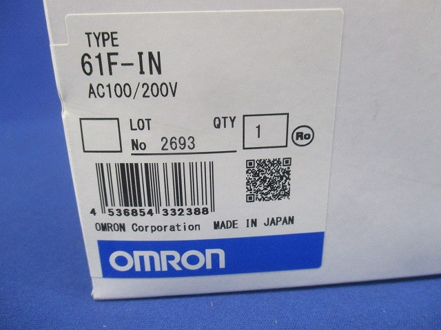 フロートなしスイッチ コンパクトタイプ AC100/200V 61F-IN