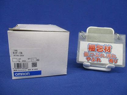 フロートなしスイッチ コンパクトタイプ AC100/200V 61F-IN