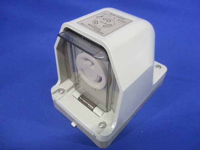 引掛防雨コンセント 接地2P WK6520