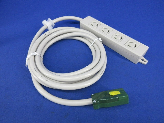 ハーネス用OAタップ 接地2P15A引掛4コ口(グレー) WFA6734HG