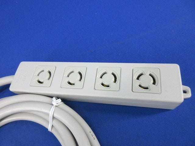 ハーネス用OAタップ 接地2P15A引掛4コ口(グレー) WFA6734HG