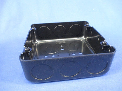 塗装大型四角アウトレットボックス浅型(5個入)(キズ有) DS38446B