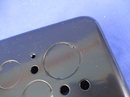 塗装大型四角アウトレットボックス浅型(5個入)(キズ有) DS38446B