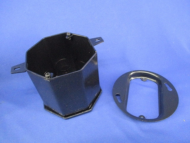 塗装八角コンクリートボックス・スイッチカバーセット(8セット入)(キズ・汚れ有) DS3690B他