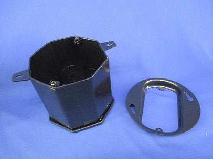 塗装八角コンクリートボックス・スイッチカバーセット(8セット入)(キズ・汚れ有) DS3690B他