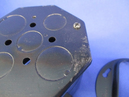 塗装八角コンクリートボックス・スイッチカバーセット(8セット入)(キズ・汚れ有) DS3690B他