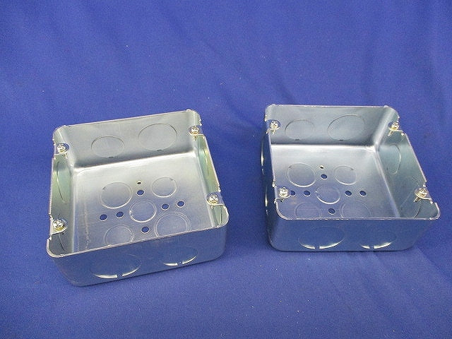 大型四角アウトレットボックス深型(2個入)(キズ・汚れ有) DS3854