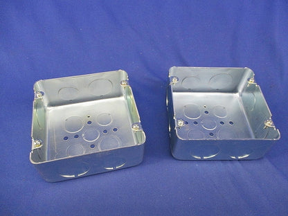 大型四角アウトレットボックス深型(2個入)(キズ・汚れ有) DS3854