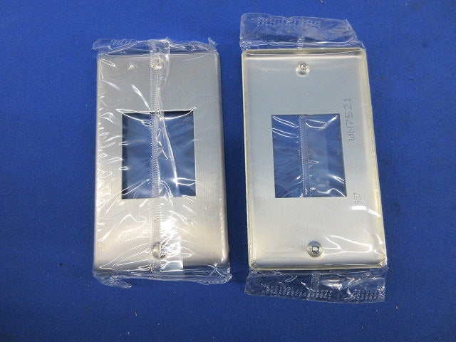 新金属角型埋込コンセントプレート(9枚入)(新品未開封) WN7521