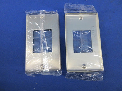 新金属角型埋込コンセントプレート(9枚入)(新品未開封) WN7521