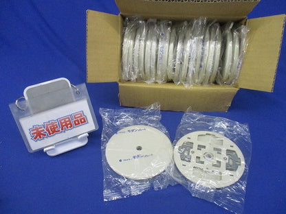 モダン丸型電話線プレート(20個入)(未使用品)(ミルキーホワイト)National WN6080