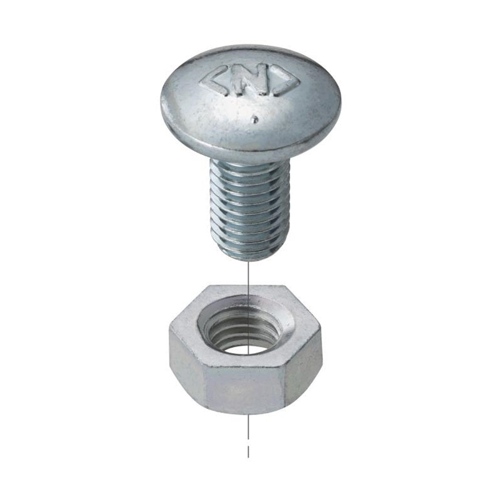角根 M10×20・六角ナット 10組入 KM10-20RN-10