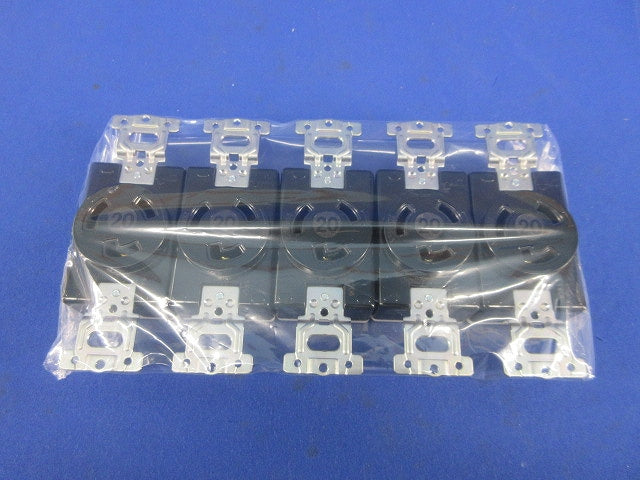 接地2P20A引掛埋込コンセント(5個入) WF2520