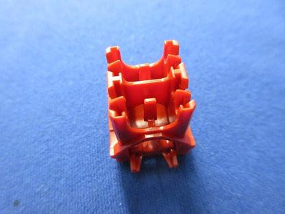 カテゴリ5Eモジュラージャック用左右90度キャップ(赤)(10個入) CJRCAPRD