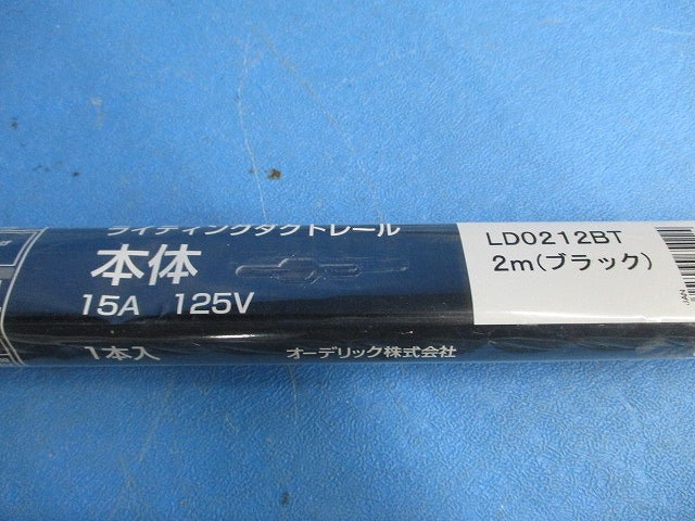 ライティングダクトレール(切断品約1m×2個入)(ブラック) LD0212BT