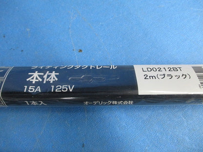 ライティングダクトレール(切断品約1m×2個入)(ブラック) LD0212BT