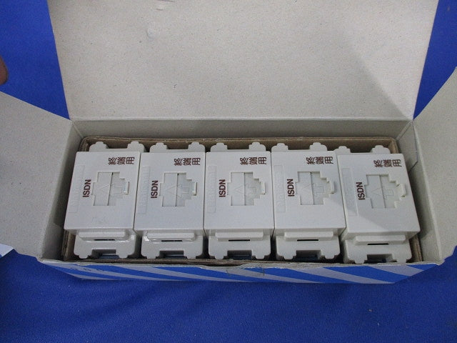 埋込ISDN用モジュラジャック終端用(５個入) WNT1882K