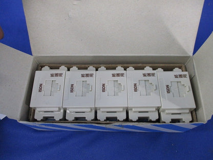 埋込ISDN用モジュラジャック終端用(５個入) WNT1882K