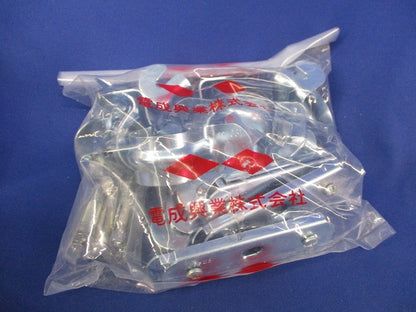 サドルベースセット(10個入)電気亜鉛メッキ SBS031