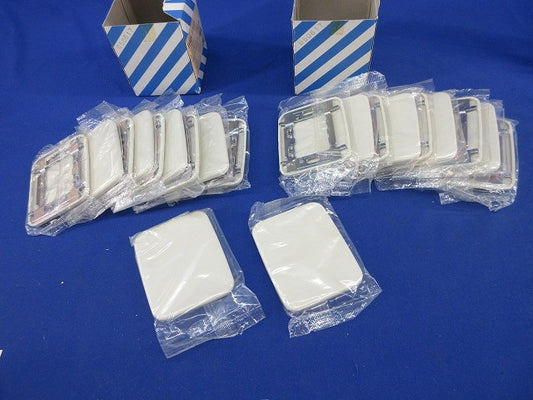 ホテル用ミニカバープレート2コ用(20枚入)(ミルキーホワイト) National WNH9192