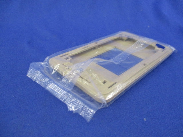 モダン角型埋込コンセントプレート(9枚入)(ダークベージュ) WN6021