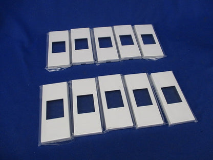 家具・機器用プレート1個口(10個入)(ピュアホワイト) NKPN-1UP