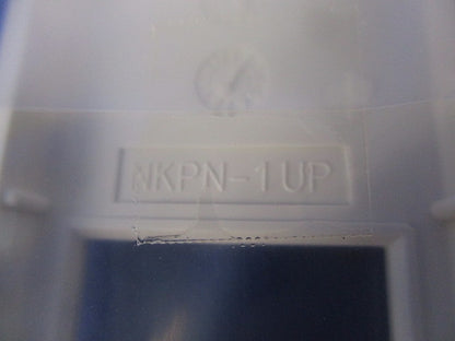 家具・機器用プレート1個口(10個入)(ピュアホワイト) NKPN-1UP