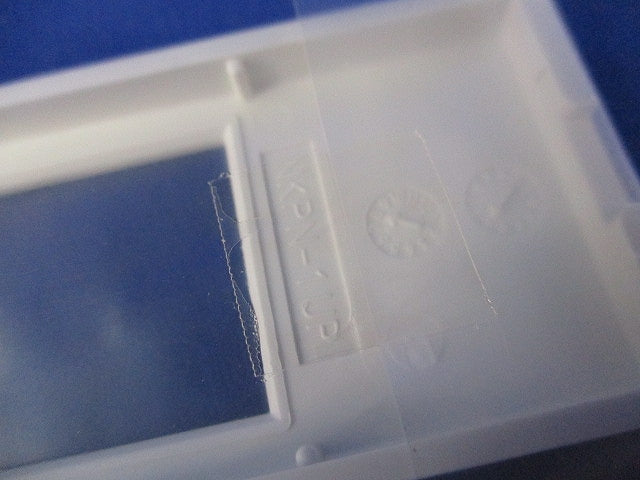 家具・機器用プレート1個口(10個入)(ピュアホワイト) NKPN-1UP