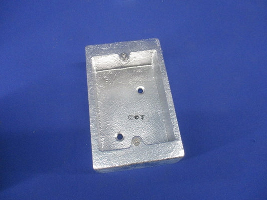 露出スイッチボックス 厚鋼用 HDZ 溶融亜鉛めっき ハブナシ サイズ22 S10Z22