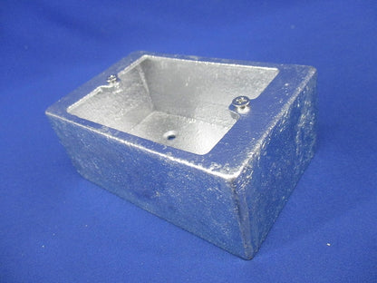 露出スイッチボックス 厚鋼用 HDZ 溶融亜鉛めっき ハブナシ サイズ22 S10Z22