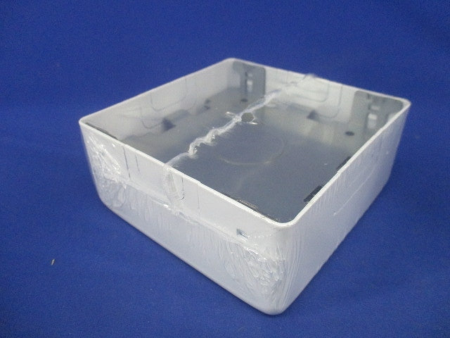 スイッチボックス ワンタッチ 側面ノックアウト 2個用 B型 深型 ホワイト M272